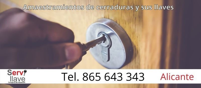Amaestramientos de cerraduras y sus llaves desde Servillave