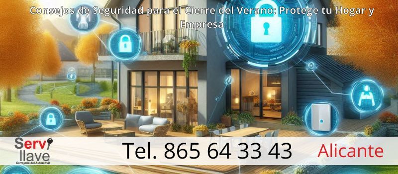 Cierre del Verano: Cómo Asegurar tu Hogar y Empresa para un Regreso Seguro con Servillave en Alicante